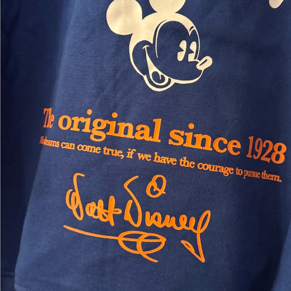 Sale! NWT Disney 100 Years  “Original & only Mickey” Hoodie Sweater - Picture 8 of 10